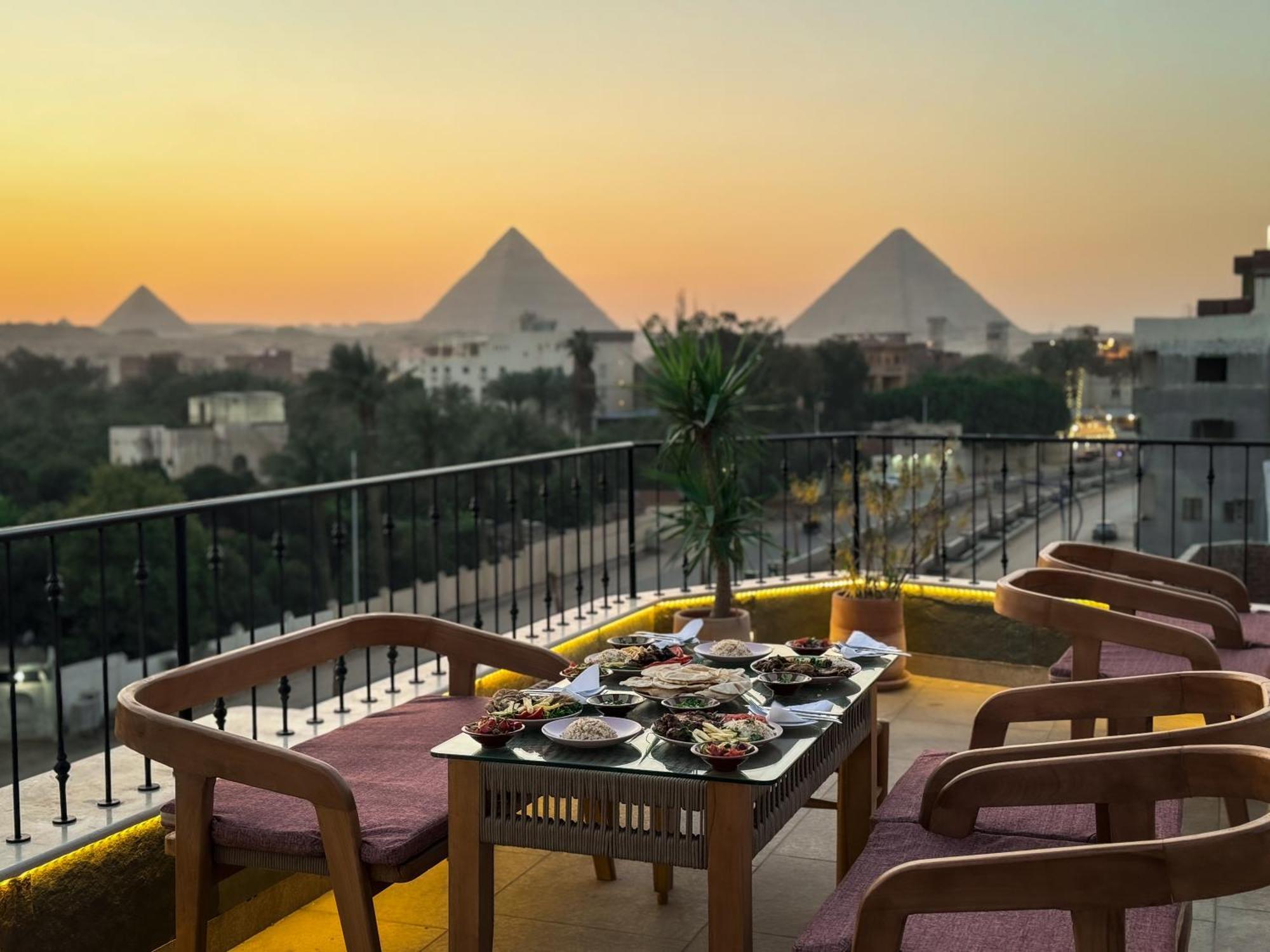 Almas Pyramids Hotel Kafret el-Gabal Exterior foto