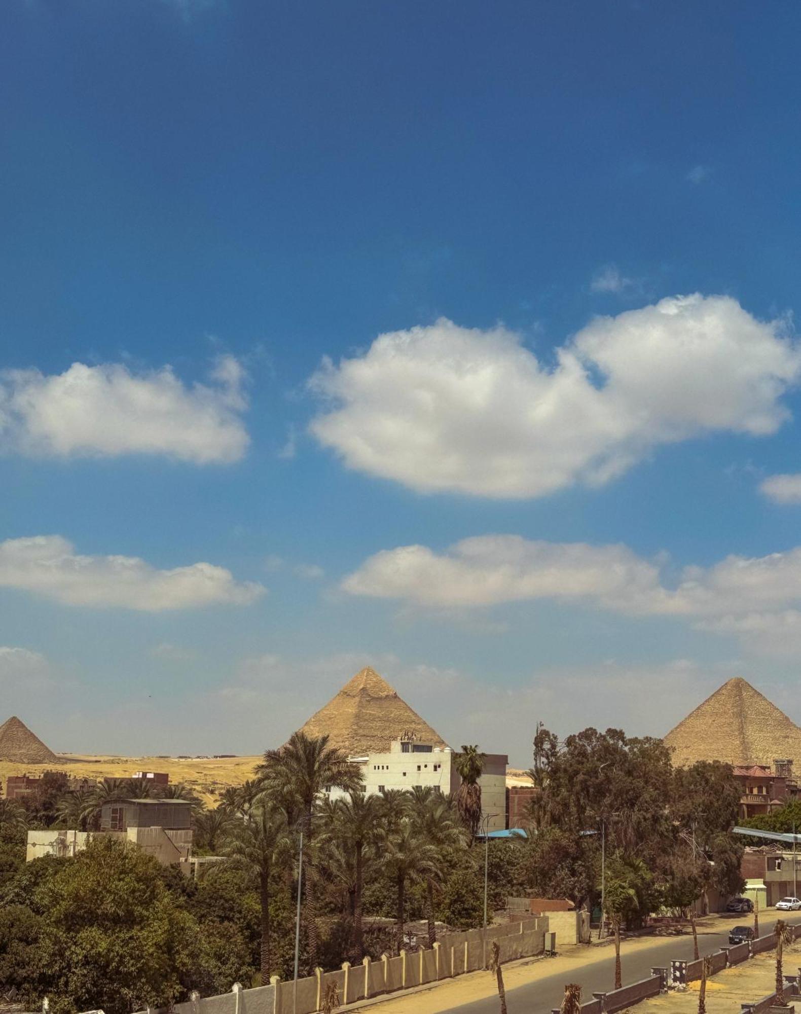 Almas Pyramids Hotel Kafret el-Gabal Exterior foto