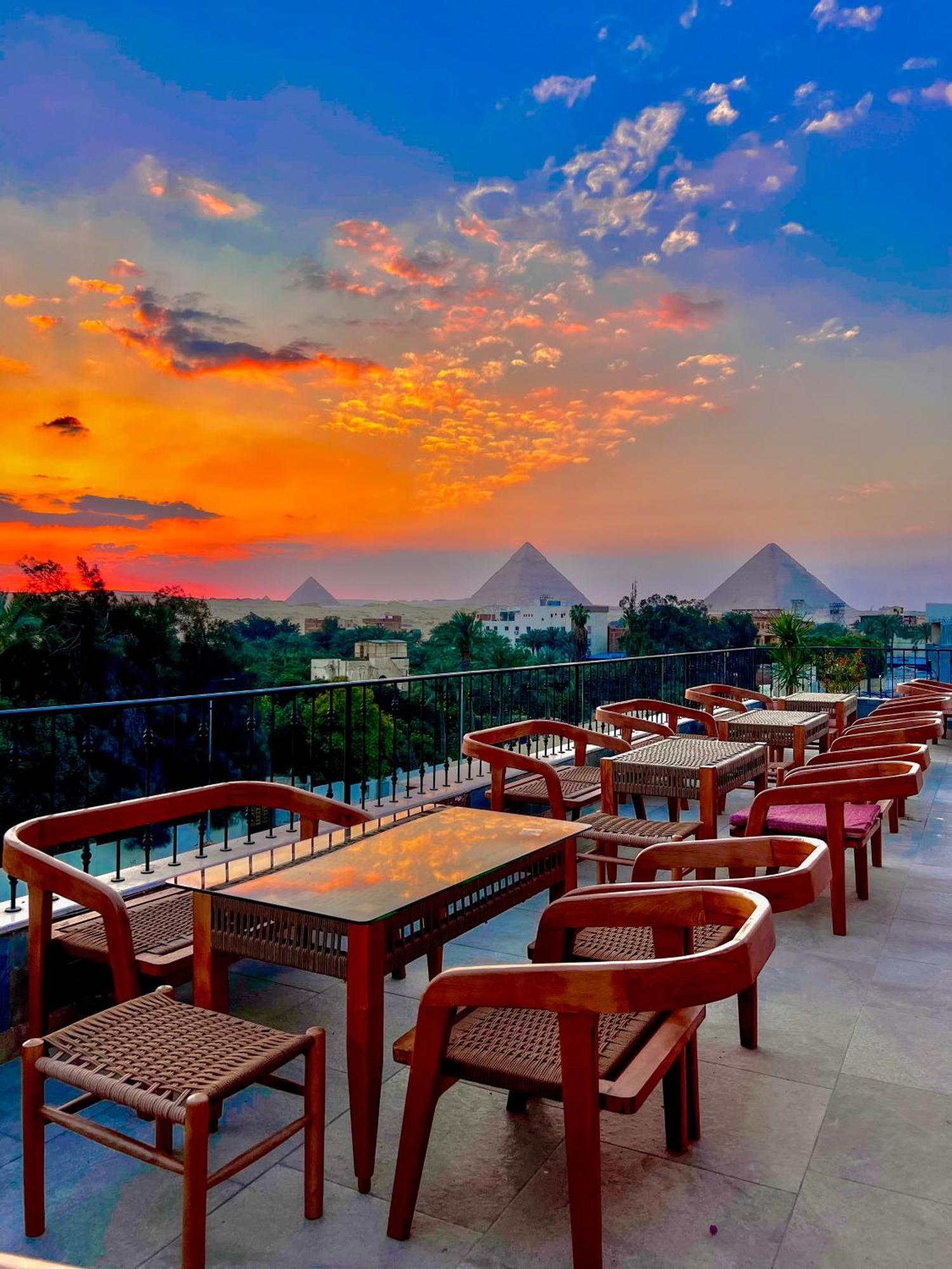 Almas Pyramids Hotel Kafret el-Gabal Exterior foto