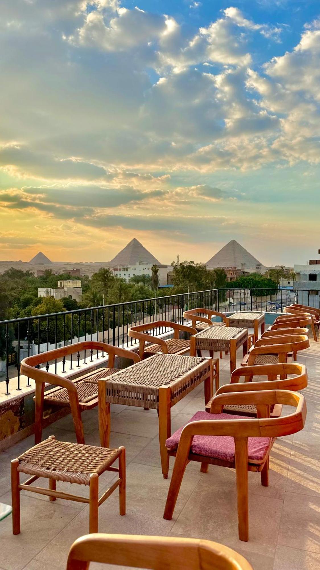 Almas Pyramids Hotel Kafret el-Gabal Exterior foto
