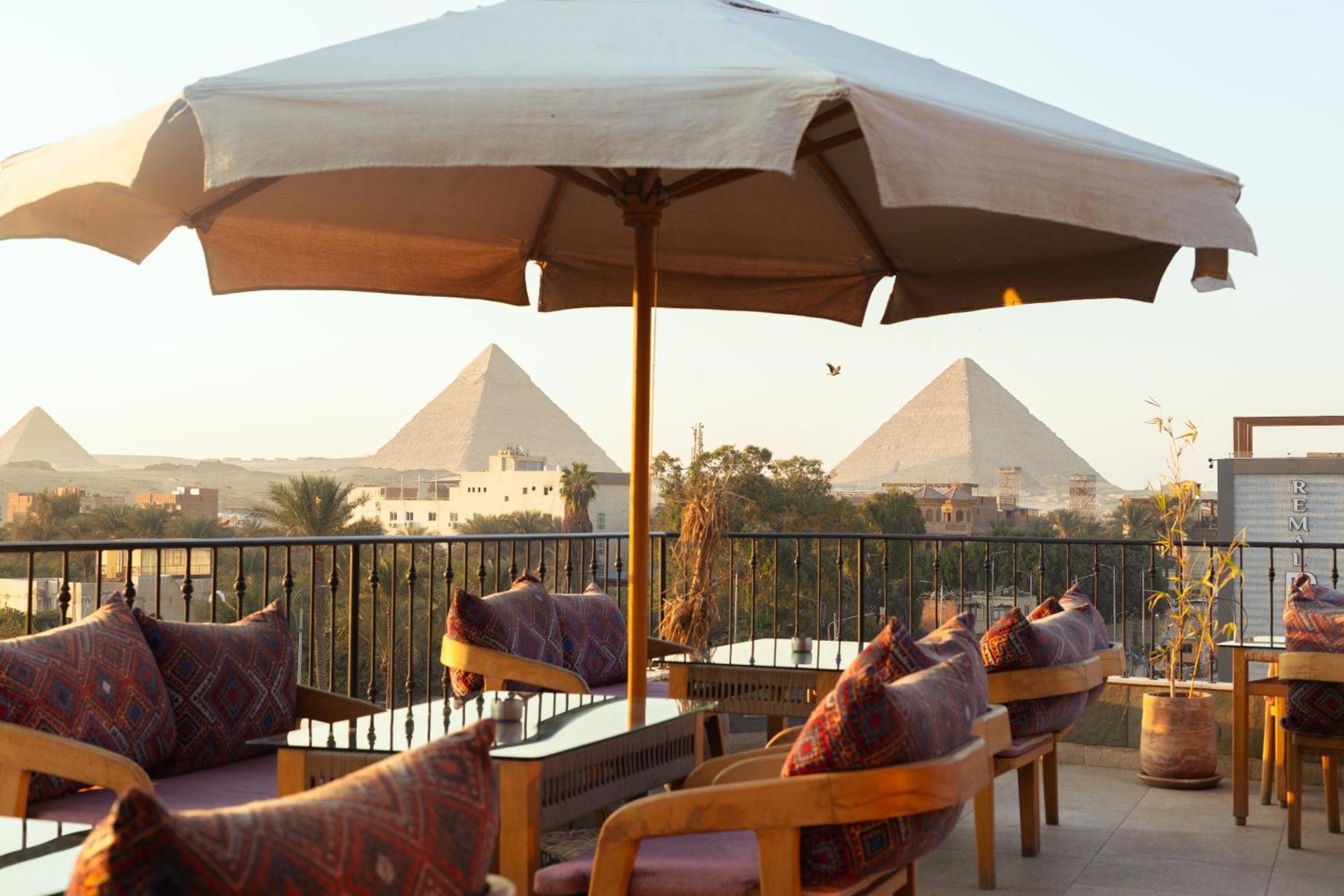 Almas Pyramids Hotel Kafret el-Gabal Exterior foto